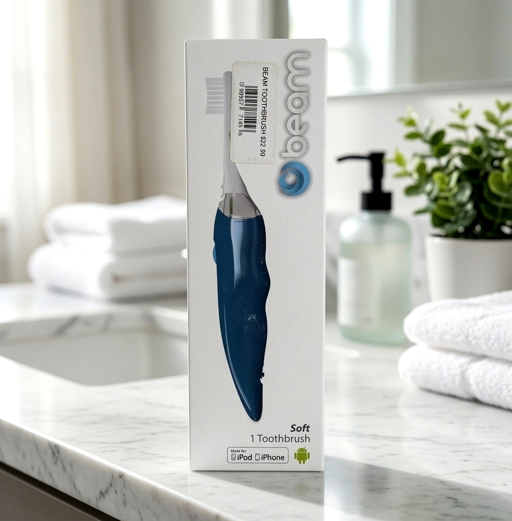 Beam Brush Bluetooth Smart Toothbrush Soft Bristles App Enabled Adult Dental NIB